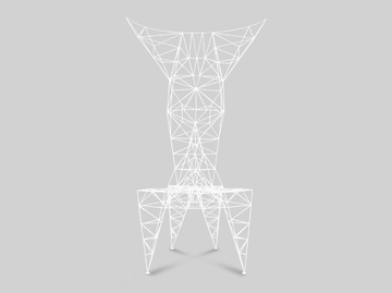 PYLON - Steel chair by Tom Dixon - view 2